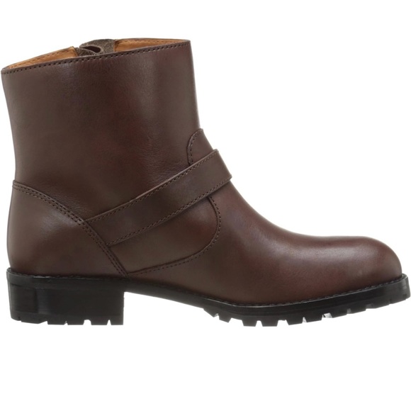 Marc jacobs brown buckle short booties lugged style sole size 9 - Picture 6 of 7